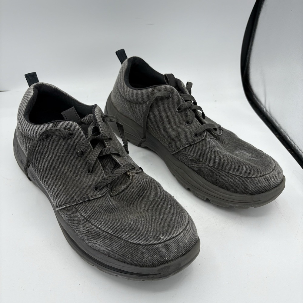Skechers Shoes Mens Size 13 Arch Fit Motley Brenan Black Distressed Sneaker